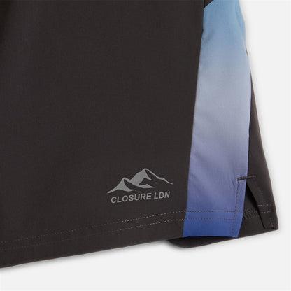Closure London Boys Ombre T-Shirt And Shorts Set Blue/Graphite