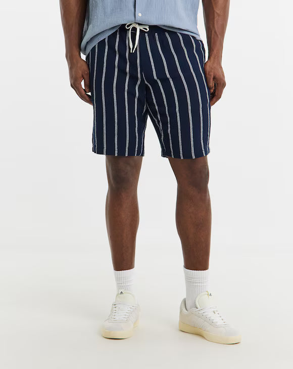 Jack &amp; Jones Coba Stripe Short - Navy