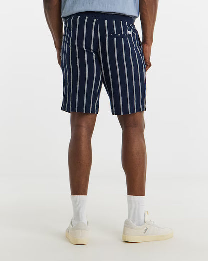 Jack &amp; Jones Coba Stripe Short - Navy