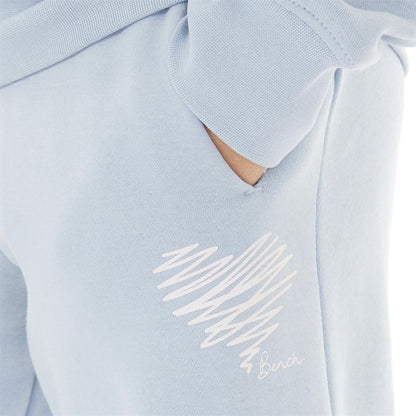 Bench Girls Rosegold Tracksuit Set Light Dusky Blue
