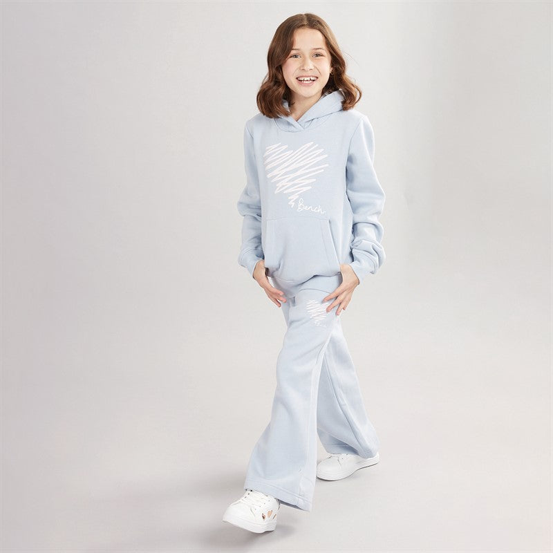 Bench Girls Rosegold Tracksuit Set Light Dusky Blue