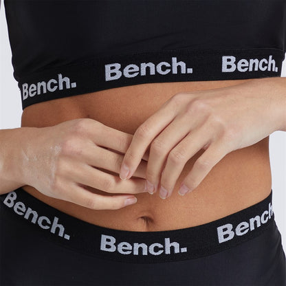 Womens Ayah Crop Bikini Black