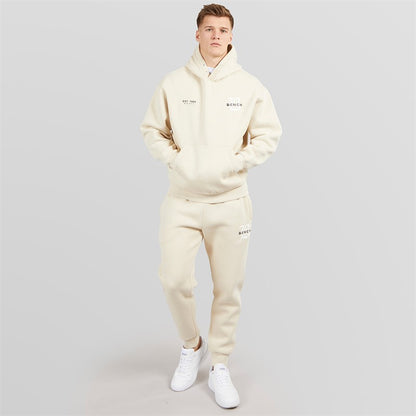 Bench Mens Vallia Tracksuit Ecru