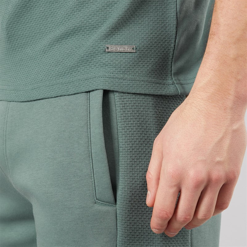 Bench Mens Varem T-Shirt And Shorts Set Set Frost Grey