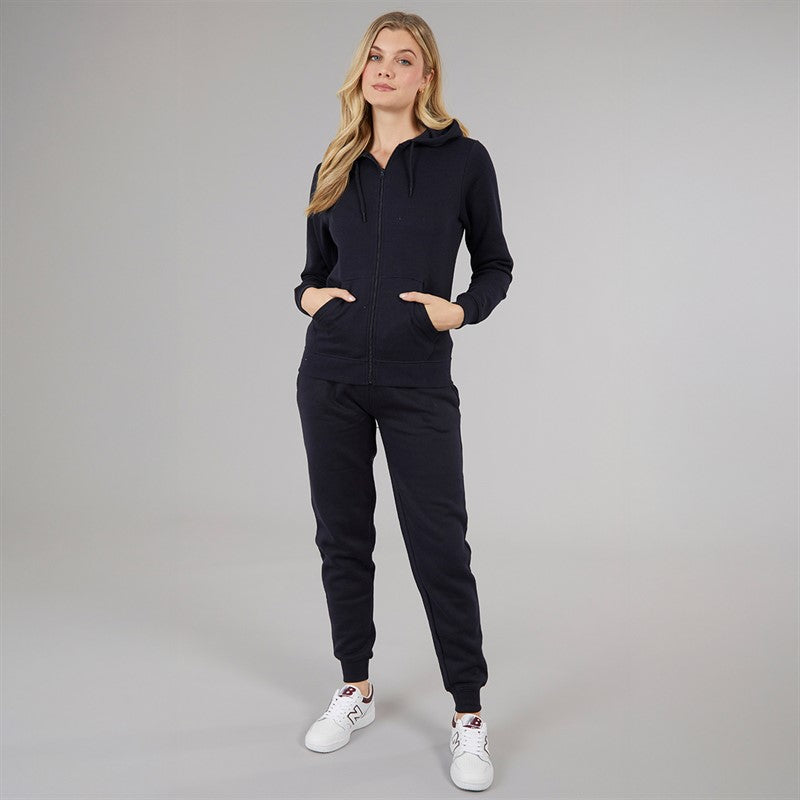 Board Angels Womens Zip-Through Hoodie Navy