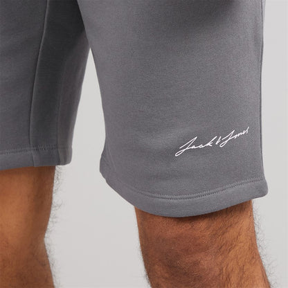 JACK &amp; JONES Mens Jaxon T-Shirt And Shorts Set Castlerock
