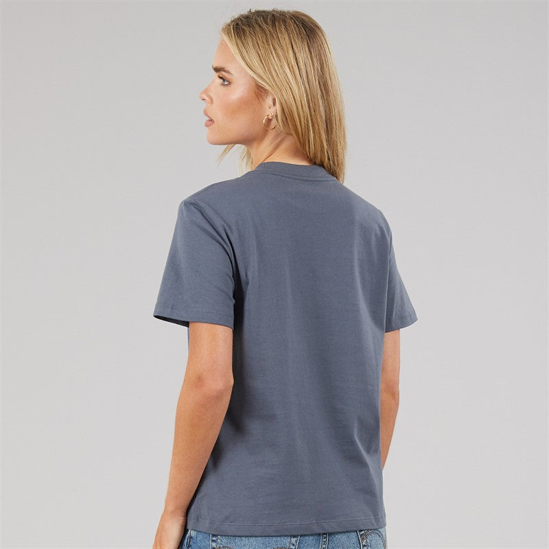 Calvin Klein Jeans Womens Classic Foil Mono T-Shirt Turbulence