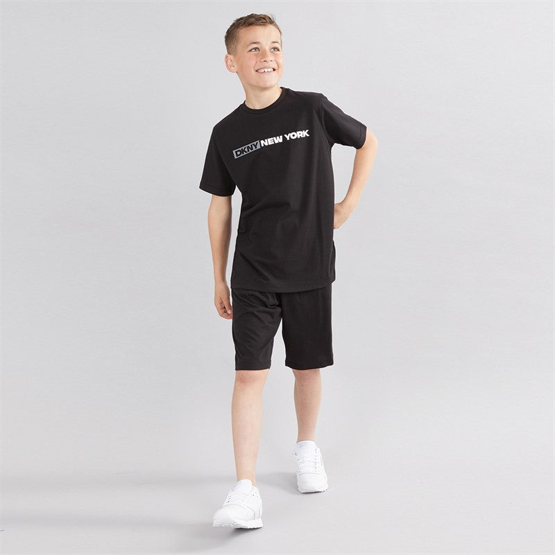 DKNY Boys T-Shirt And Shorts Set Black