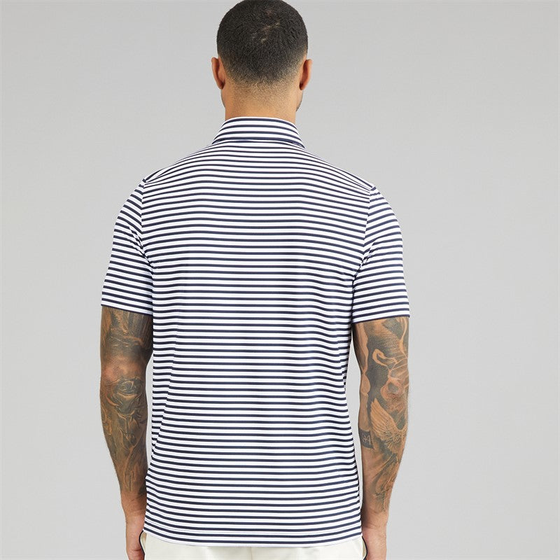 Lacoste Mens Regular Fit Polo Shirt Navy Blue/White