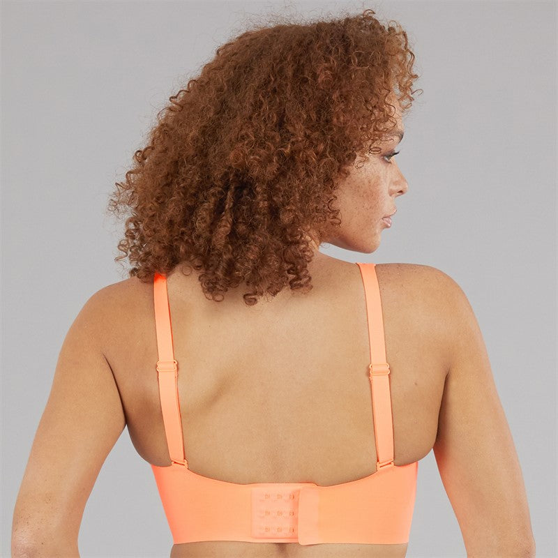 Womens NB RC Running Sports Bra Hot Mango