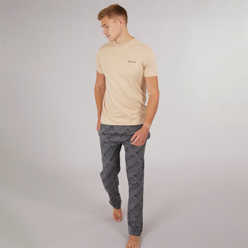 Mens Buena Five Pack T-Shirts Dark Stone/Steel Grey/White/Navy/Khaki