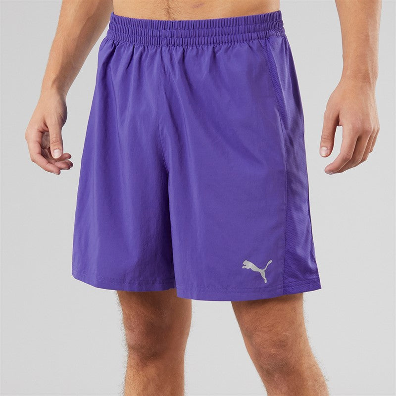 Puma Mens Run Favorite Velocity 7 Inch Running Shorts Galactic Gray