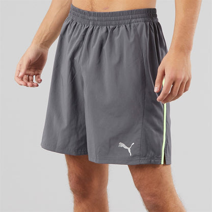 Puma Mens Run Favorite Velocity 7 Inch Running Shorts Galactic Gray