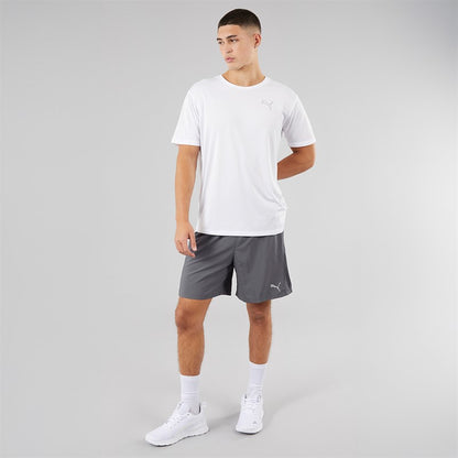 Puma Mens Run Favorite Velocity 7 Inch Running Shorts Galactic Gray