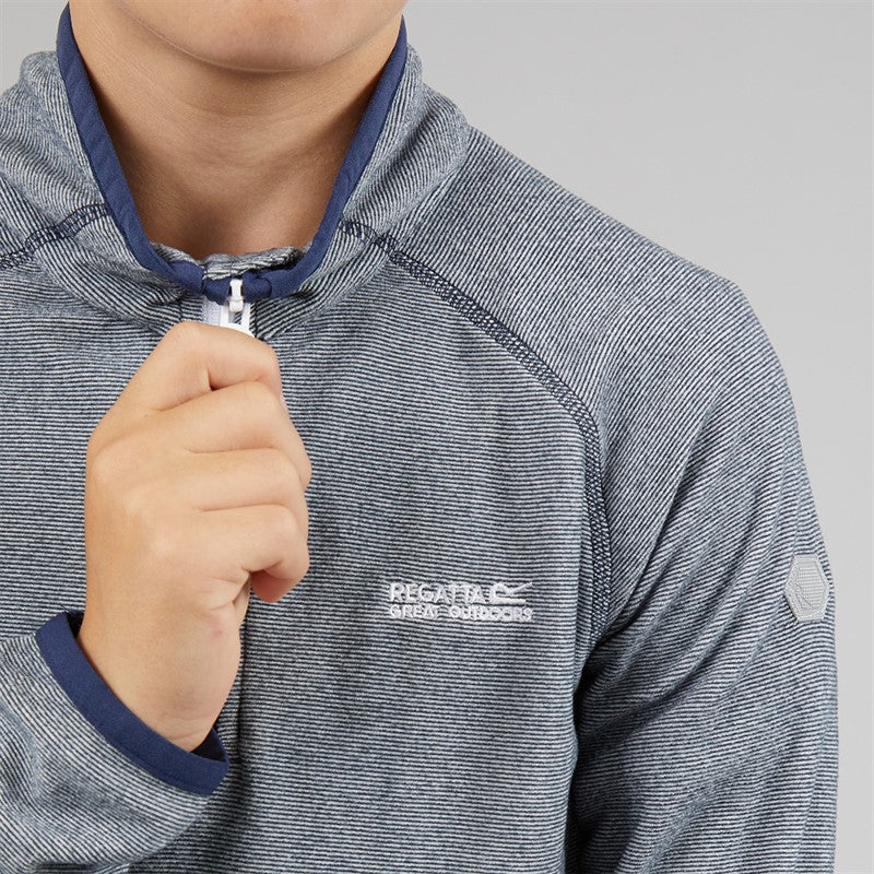 Regatta Boys Loco 1/2 Zip Fleece Navy/Navy