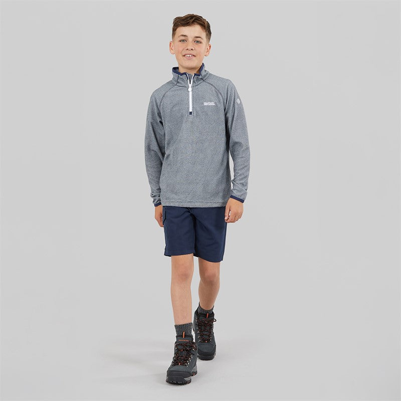 Regatta Boys Loco 1/2 Zip Fleece Navy/Navy