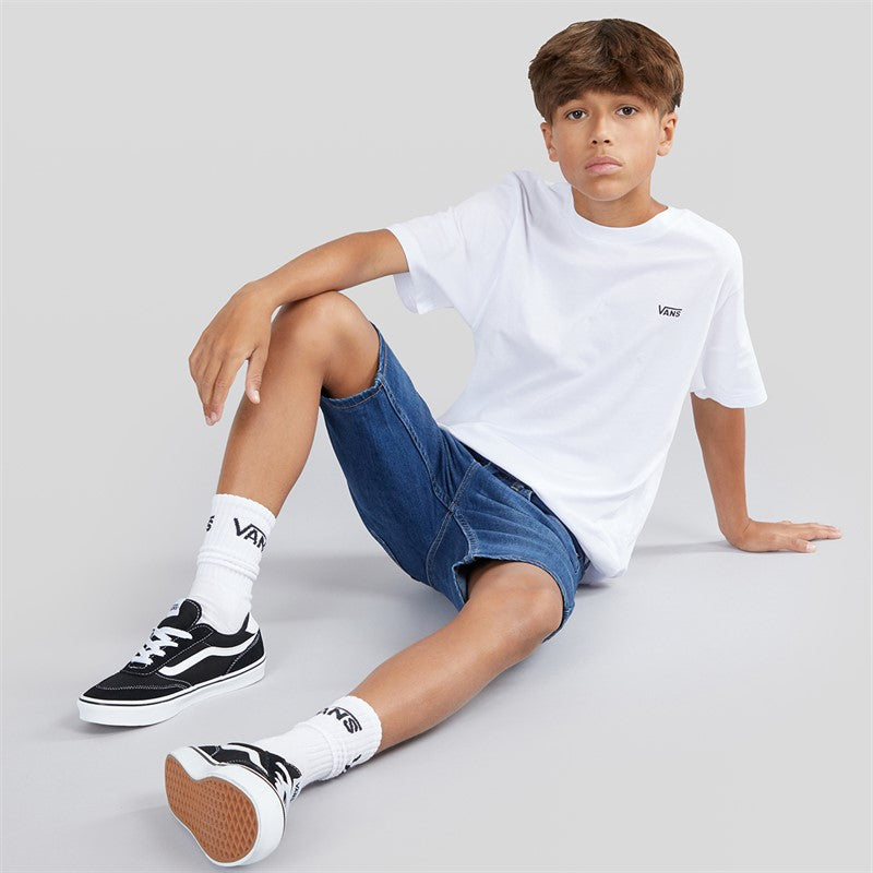 Vans Boys Left Chest Logo T-Shirt White