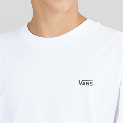 Vans Boys Left Chest Logo T-Shirt White