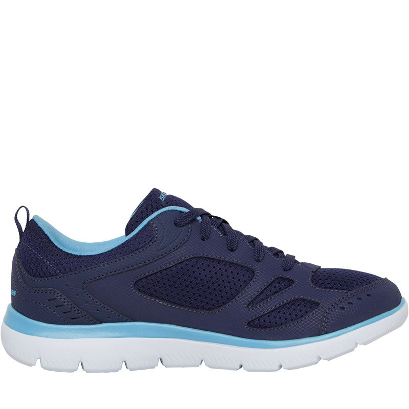 SKECHERS Womens Skechers Summits Suited Trainers Navy/Blue