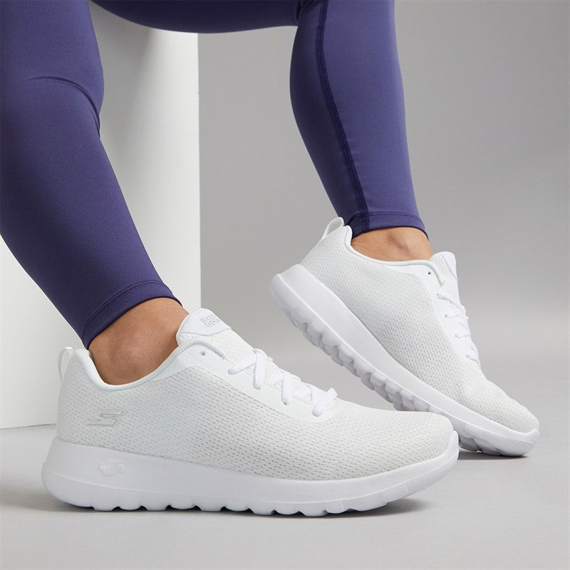 SKECHERS Womens Go Walk Joy Aurelia Trainers White/White