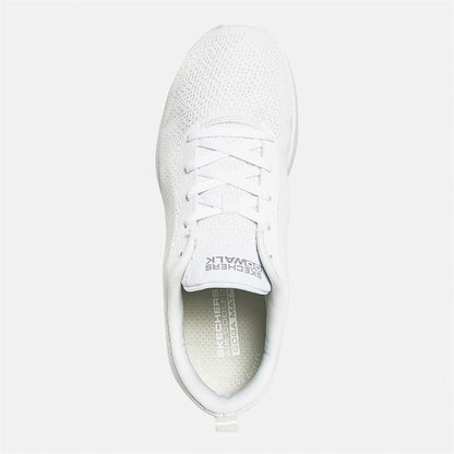 SKECHERS Womens Go Walk Joy Aurelia Trainers White/White