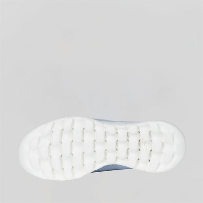 SKECHERS Womens Go Walk Joy Aurelia Trainers Light Blue/White