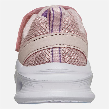 SKECHERS Infant Girls Solar Glow Lights Trainers Light Pink